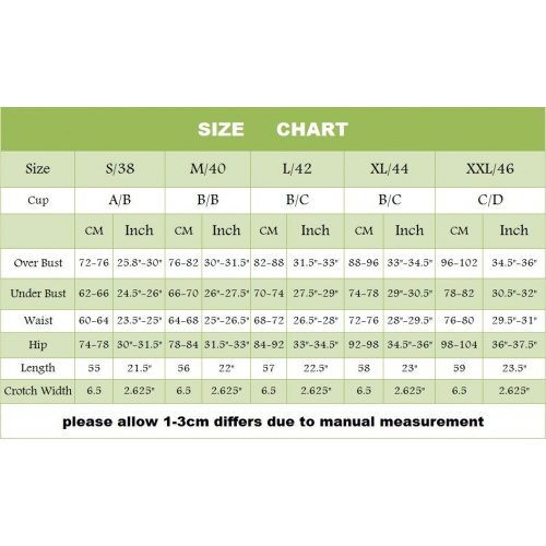 Sport Swimwear Sport swimwear Sizes